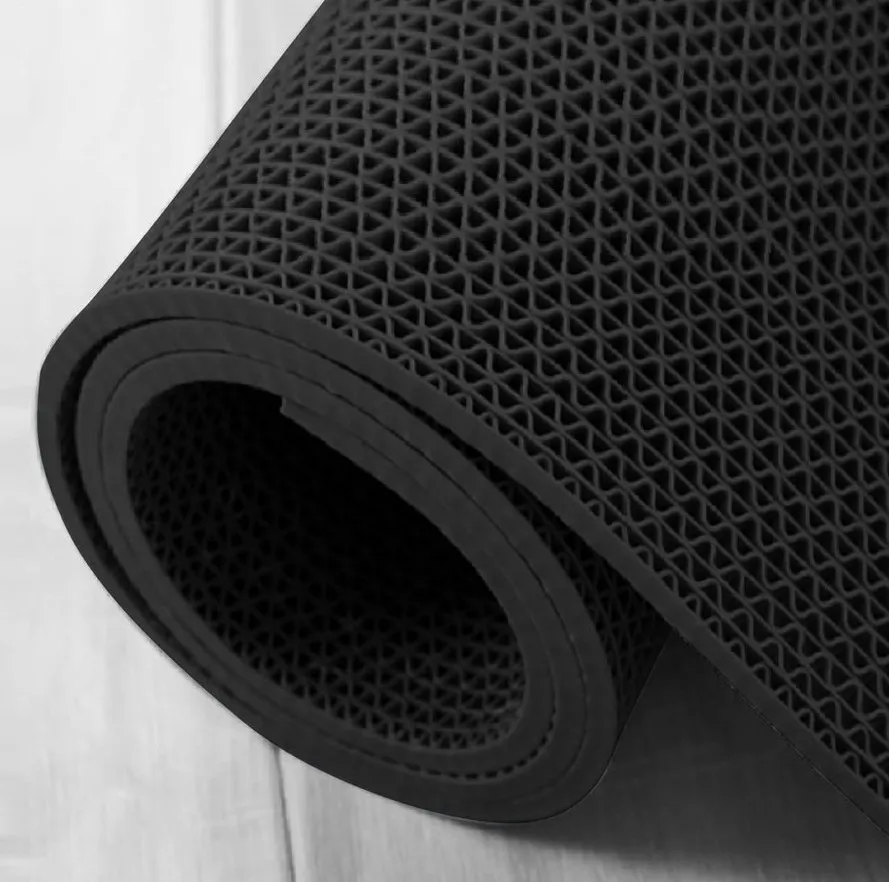 Piso Wet Duchas 5mm Negro 1.20x15m