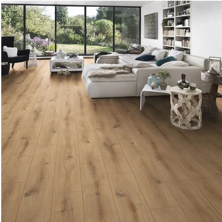 Vista detallada de Piso Flotante Organico Resistente al Agua 8mm - Golden Vista Oak - Imagen 2