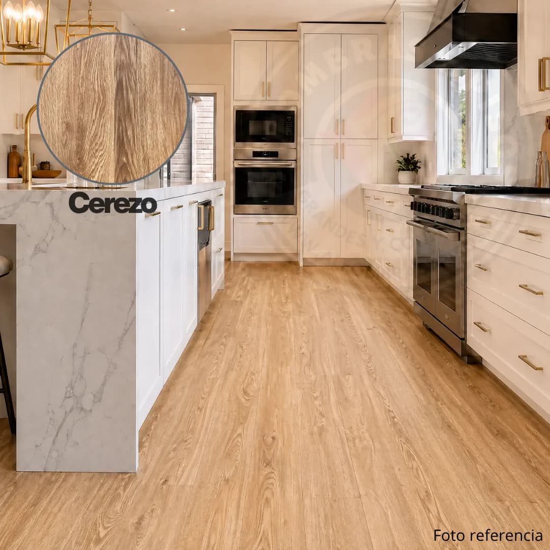 Piso Vinílico SPC 5.3mm Cerezo