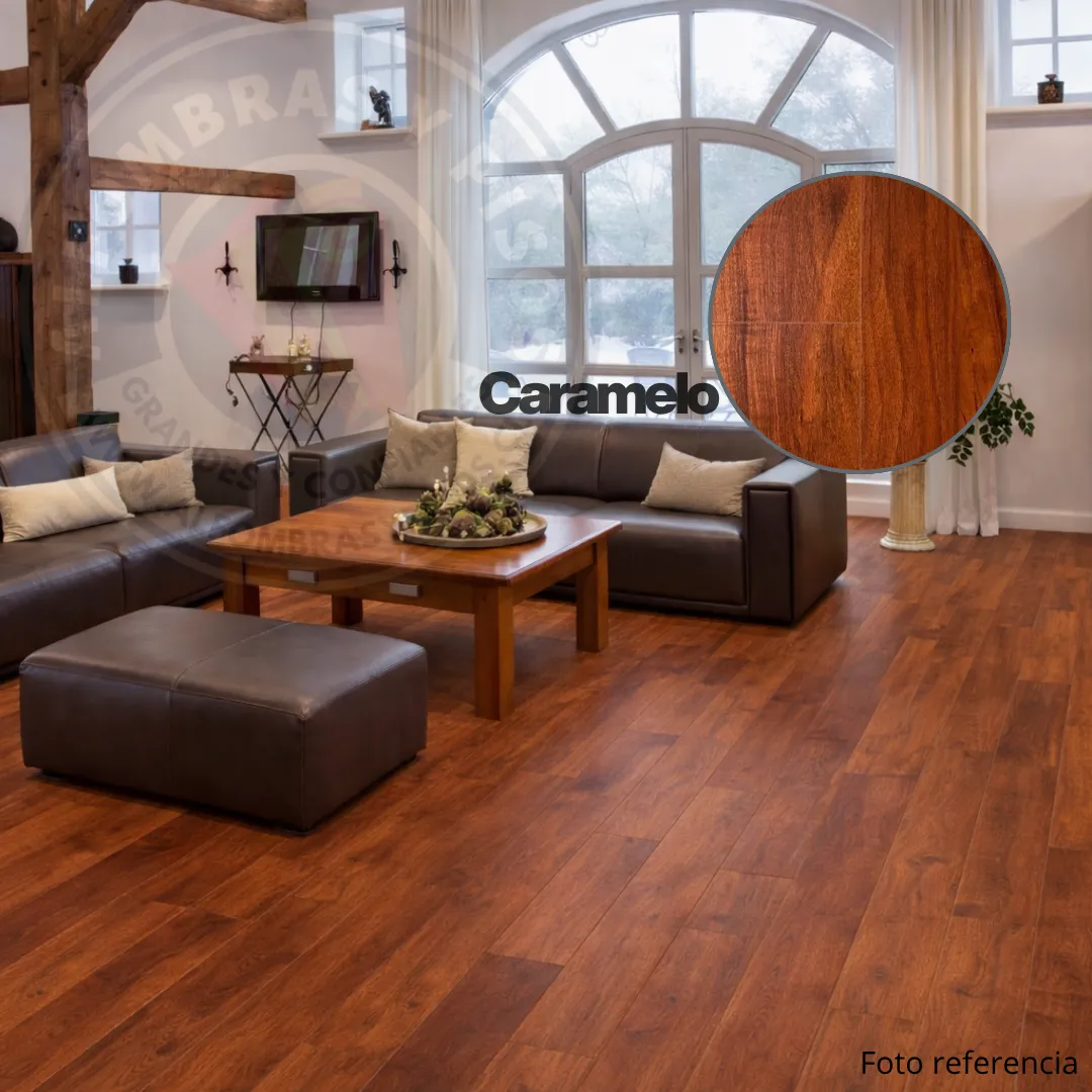 Piso Flotante 8mm Caramelo