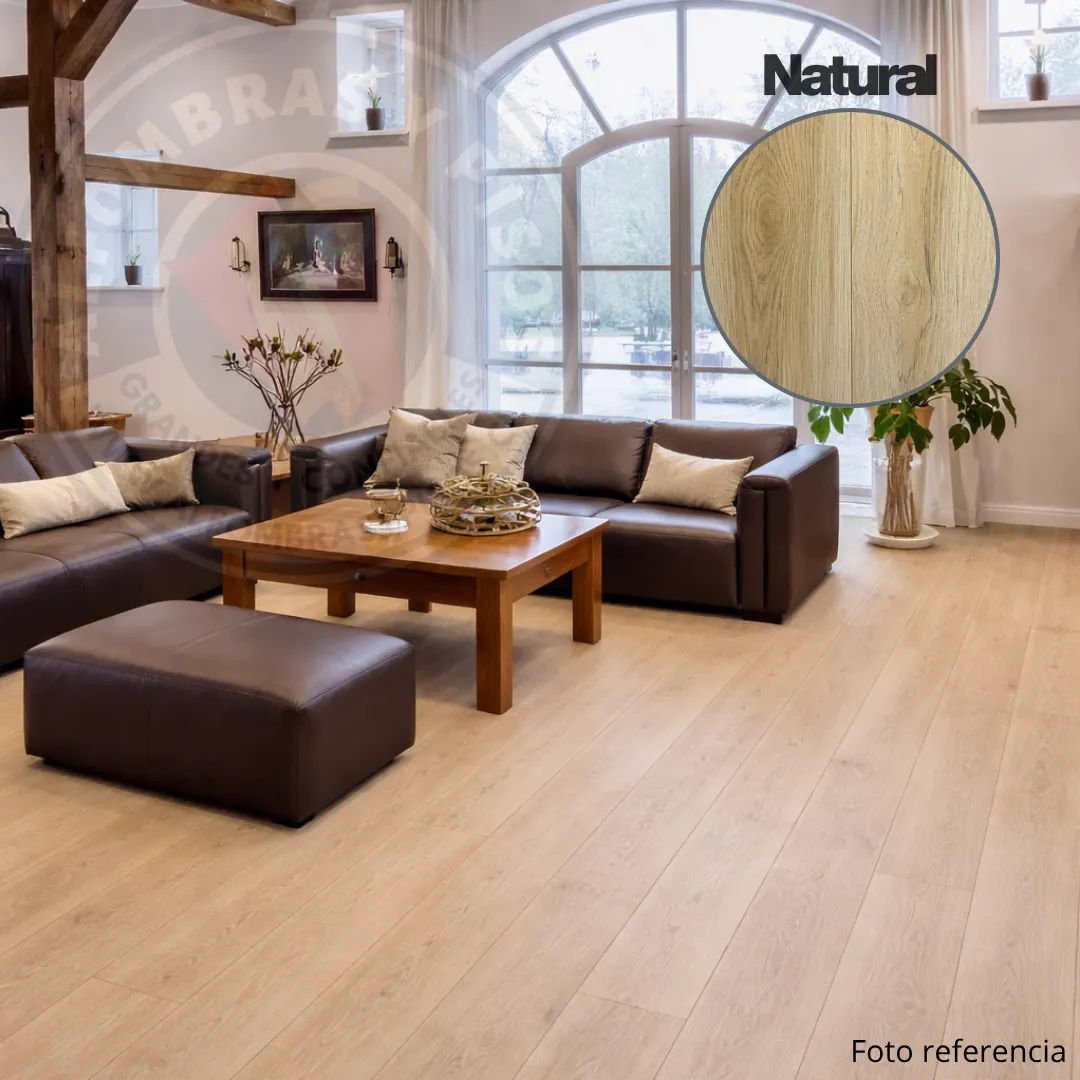 Piso Flotante 8mm Natural