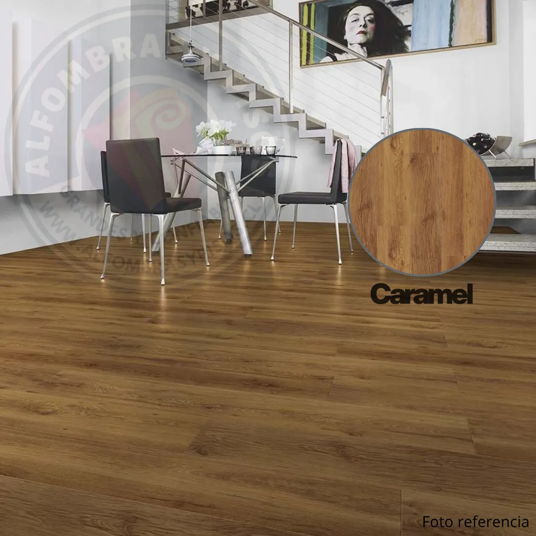 Piso Flotante 8mm Caramel