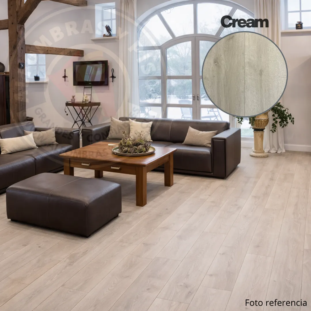Piso Flotante 8mm Cream