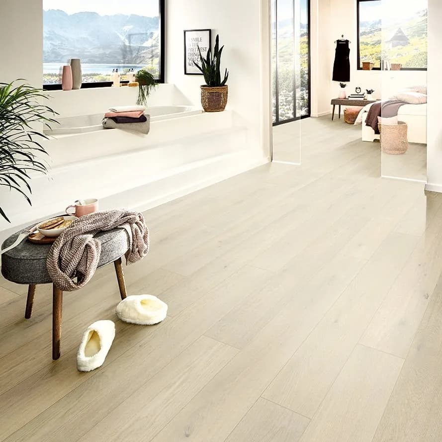 Vista detallada de Piso Flotante Organico Resistente al Agua 8mm - Rope Ethereal Oak - Imagen 3